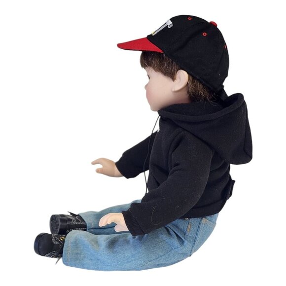 CAT Caterpillar Little Ryan Porcelain Doll 10" Vintage Farm Implement Collectibl - Picture 3 of 16